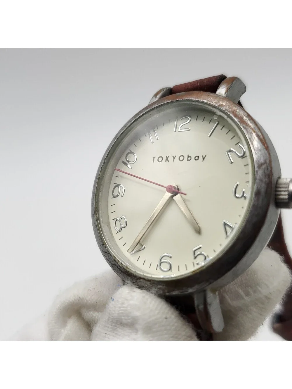 Tokyo Bay Quartz 30mm Womens Watch Silver Tone New Battery